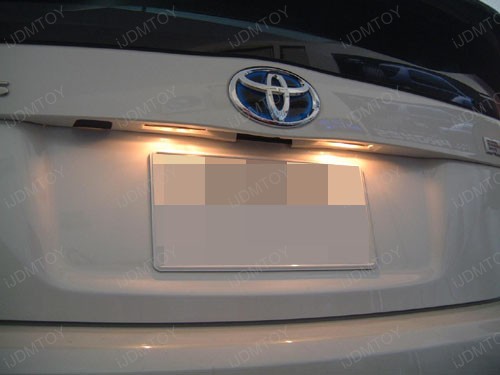 toyota prius license plate lights #4
